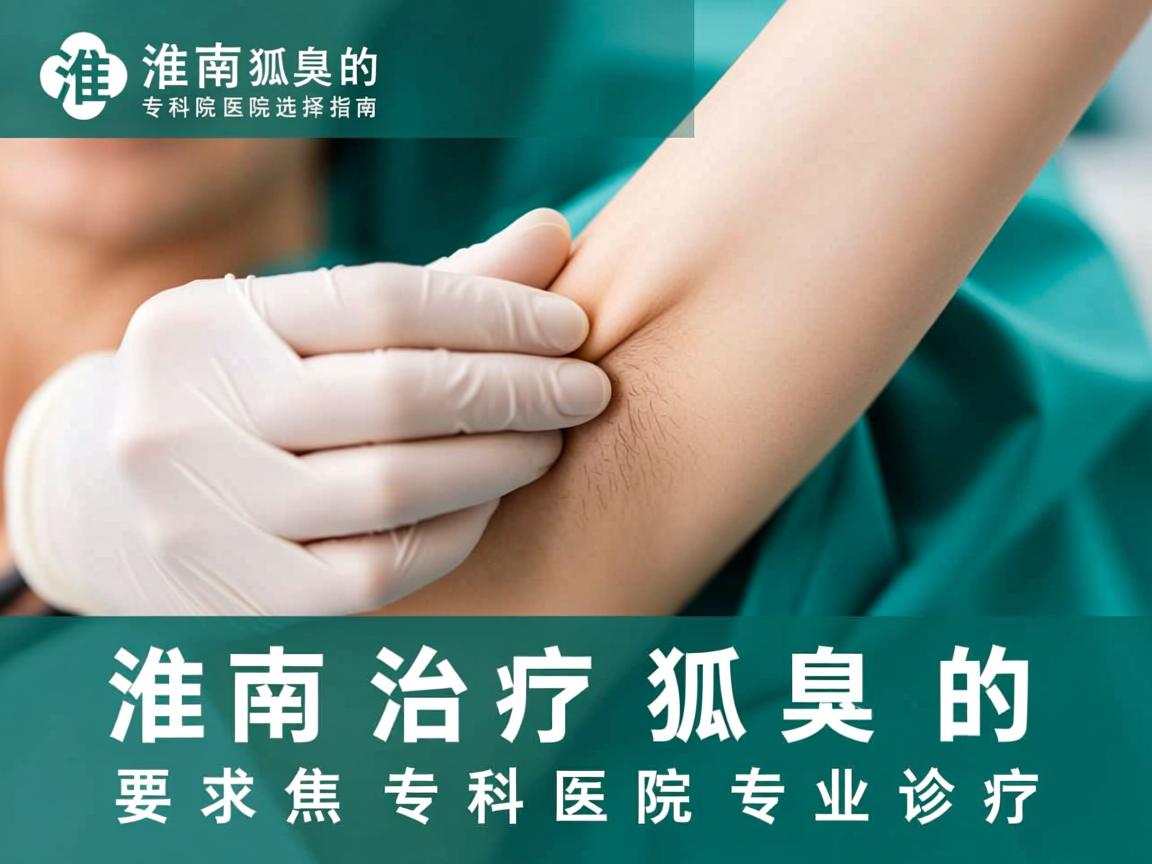 淮南治疗狐臭的专科医院选择指南，聚焦狐臭专科医院的专业诊疗