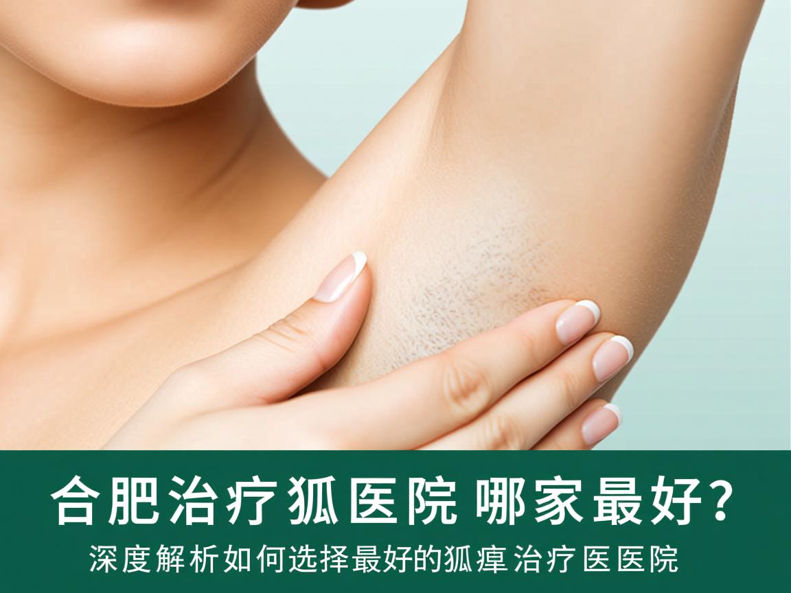 合肥治疗狐臭医院哪家最好？深度解析如何选择最好的狐臭治疗医院