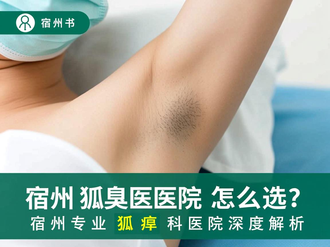 宿州狐臭医院怎么选？宿州专业狐臭科医院深度解析