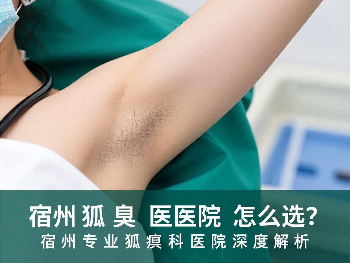 宿州狐臭医院怎么选？宿州专业狐臭科医院深度解析