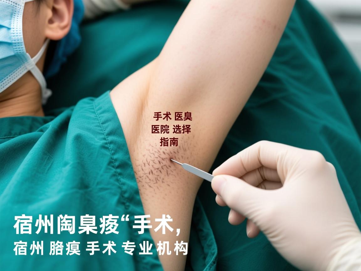 宿州腋臭手术医院选择指南，详解宿州腋臭手术专业机构