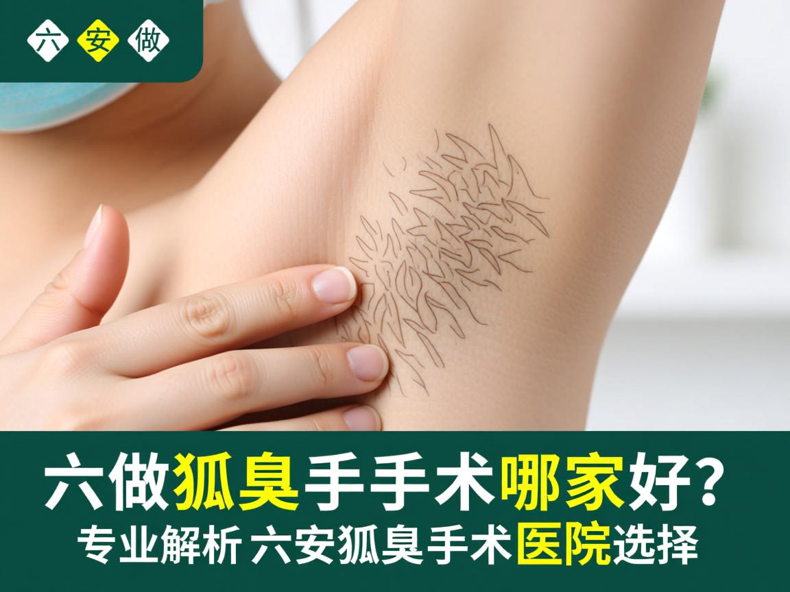 六安做狐臭手术哪家好？专业解析六安狐臭手术医院选择