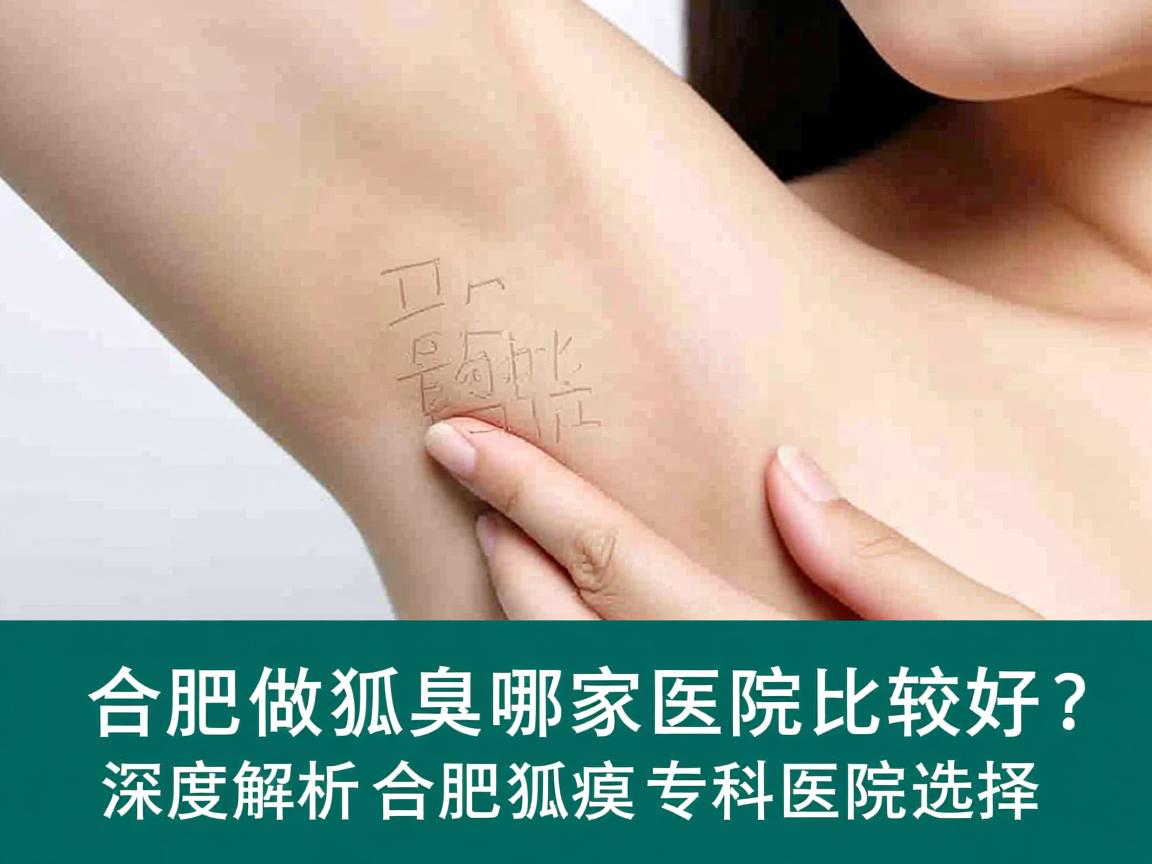 合肥做狐臭哪家医院比较好？深度解析合肥狐臭专科医院选择
