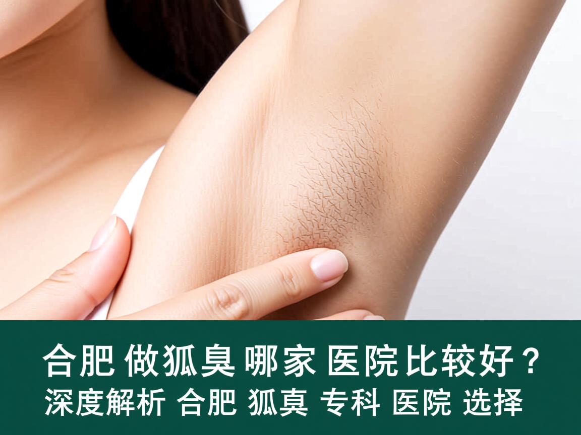 合肥做狐臭哪家医院比较好？深度解析合肥狐臭专科医院选择