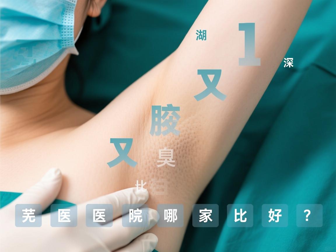 芜湖腋臭医院哪家比较好？深度解析芜湖腋臭医院选择