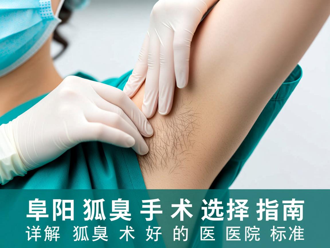 阜阳狐臭手术选择指南，详解阜阳狐臭术好的医院标准