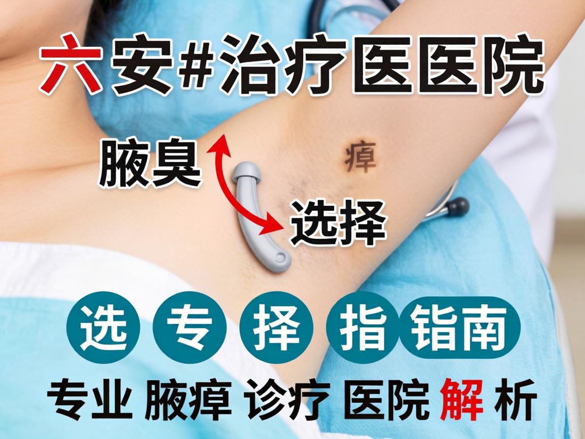 六安治疗腋臭医院选择指南，专业腋臭诊疗医院解析