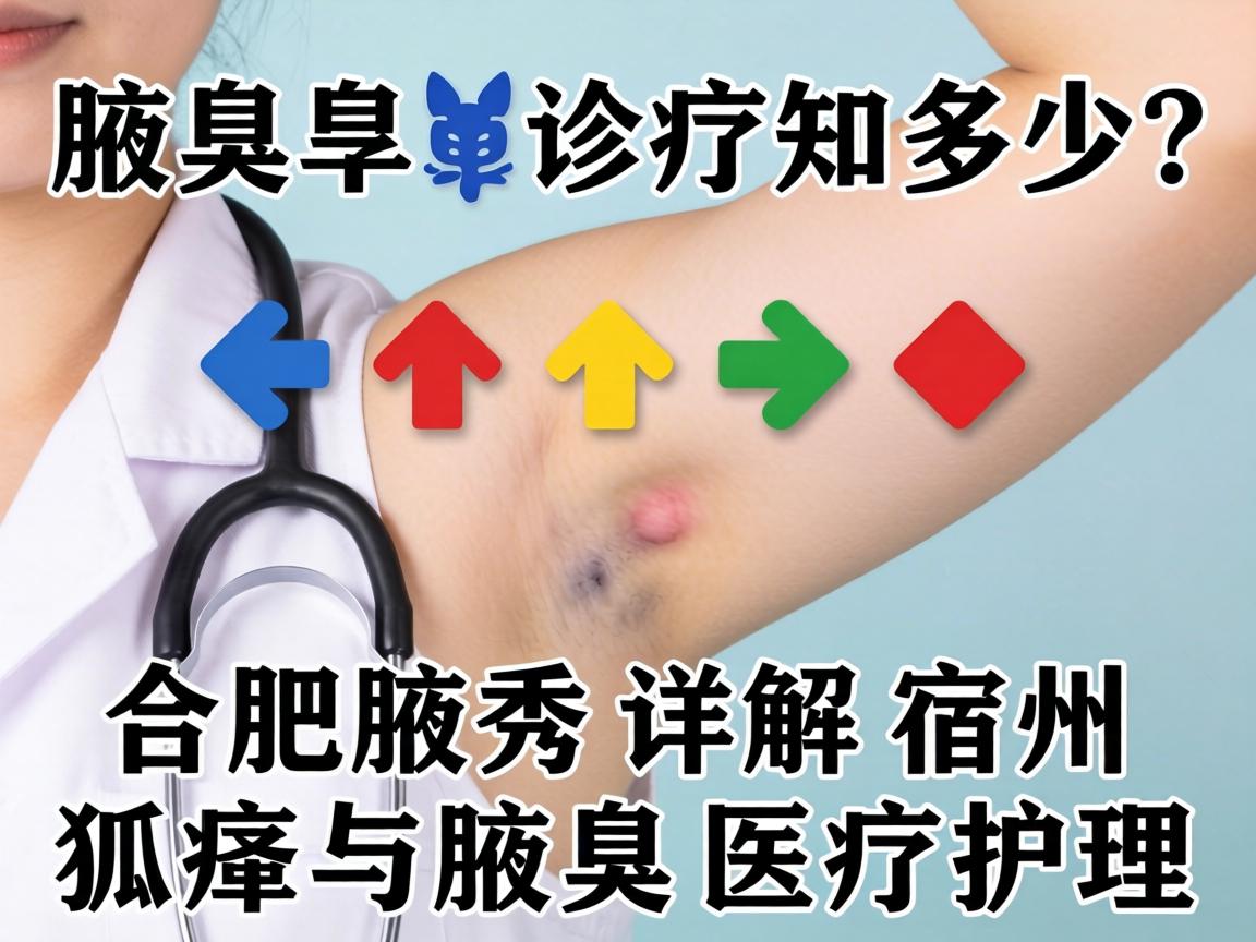 腋臭诊疗知多少？合肥腋秀详解宿州狐臭与腋臭医疗护理