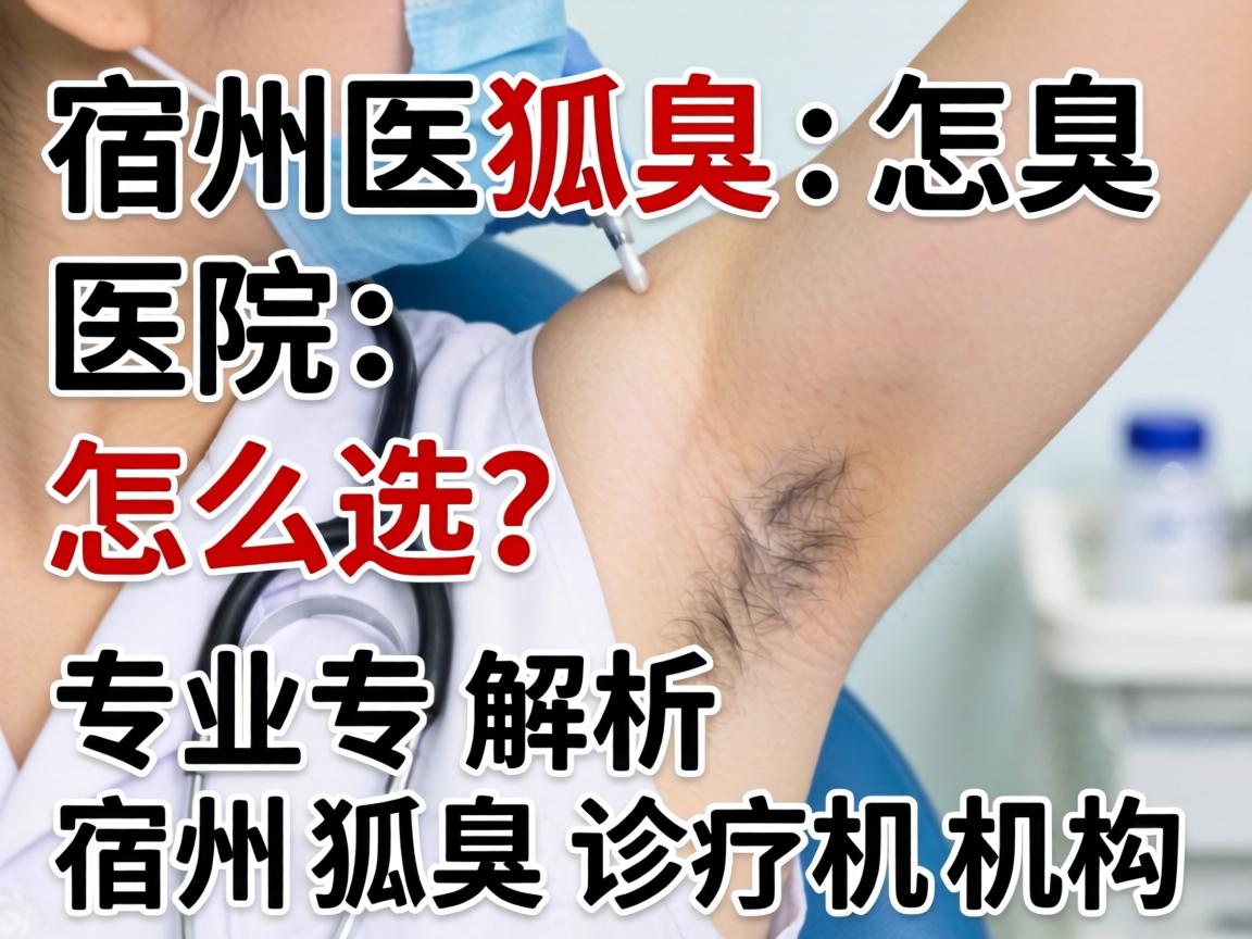 宿州狐臭医院怎么选？专业解析宿州狐臭诊疗机构