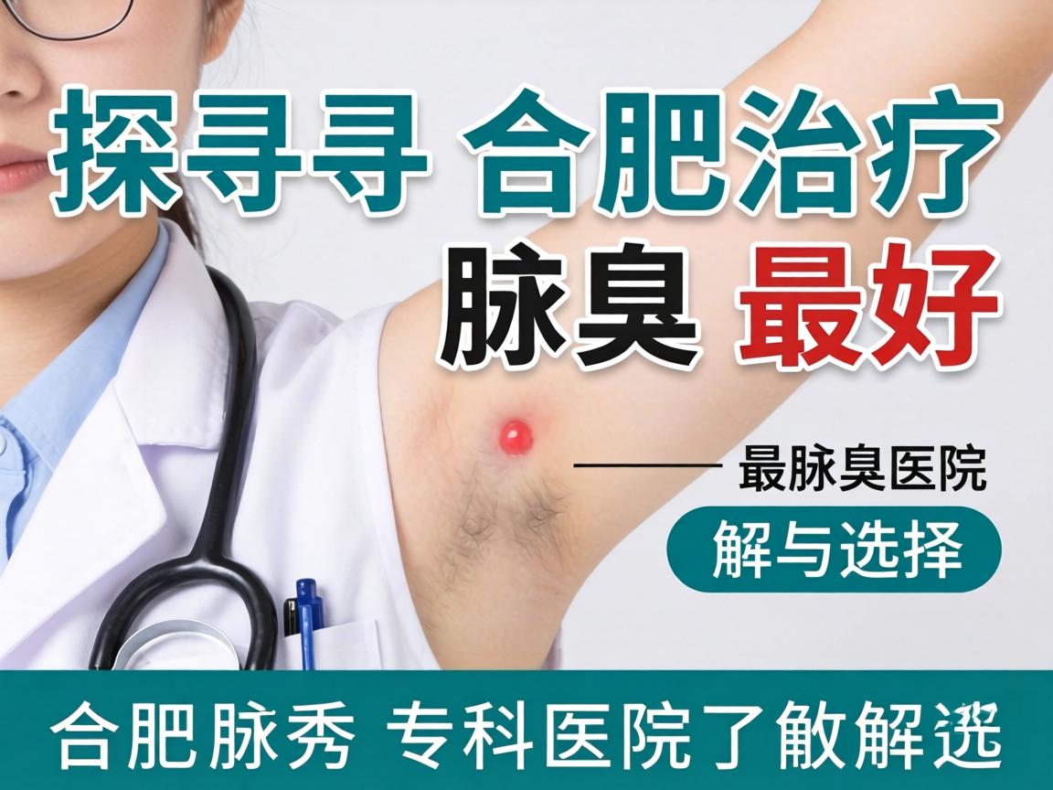 探寻合肥治疗腋臭最好医院，合肥腋秀专科医院解析与选择