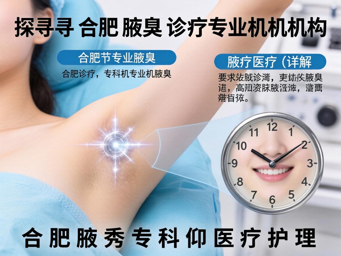 探寻合肥腋臭诊疗专业机构，详解合肥腋秀专科的医疗护理