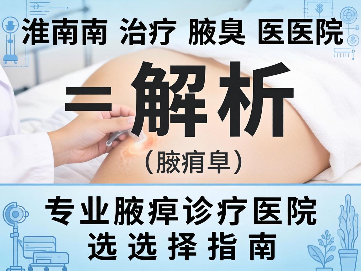 淮南治疗腋臭医院解析，专业腋臭诊疗医院的选择指南