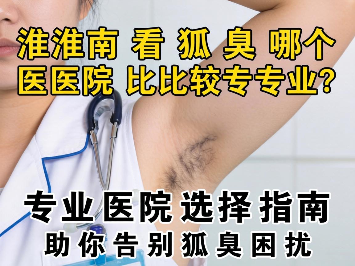 淮南看狐臭哪个医院比较专业？专业医院选择指南助你告别狐臭困扰
