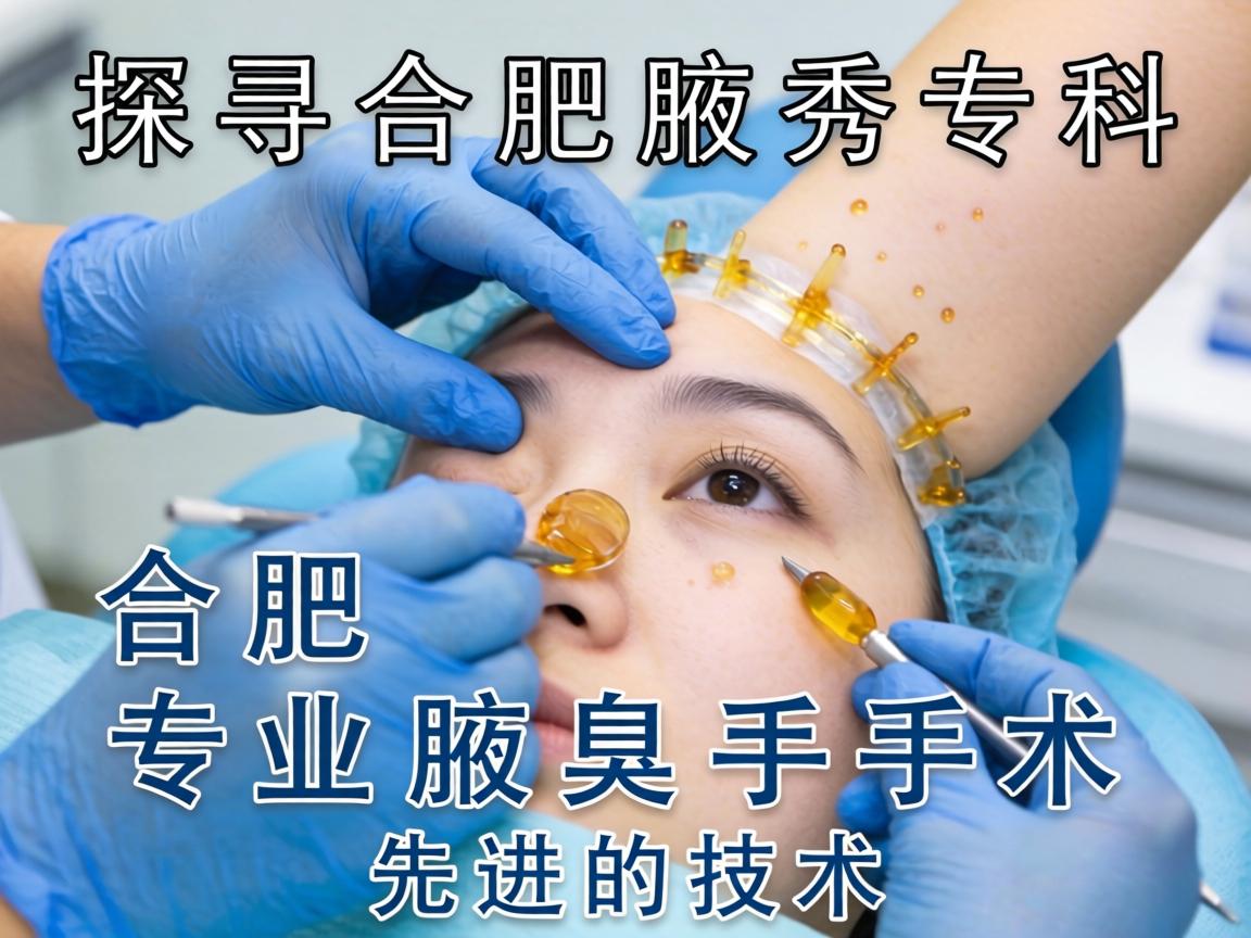 探寻合肥腋秀专科，解析合肥专业腋臭手术的先进技术