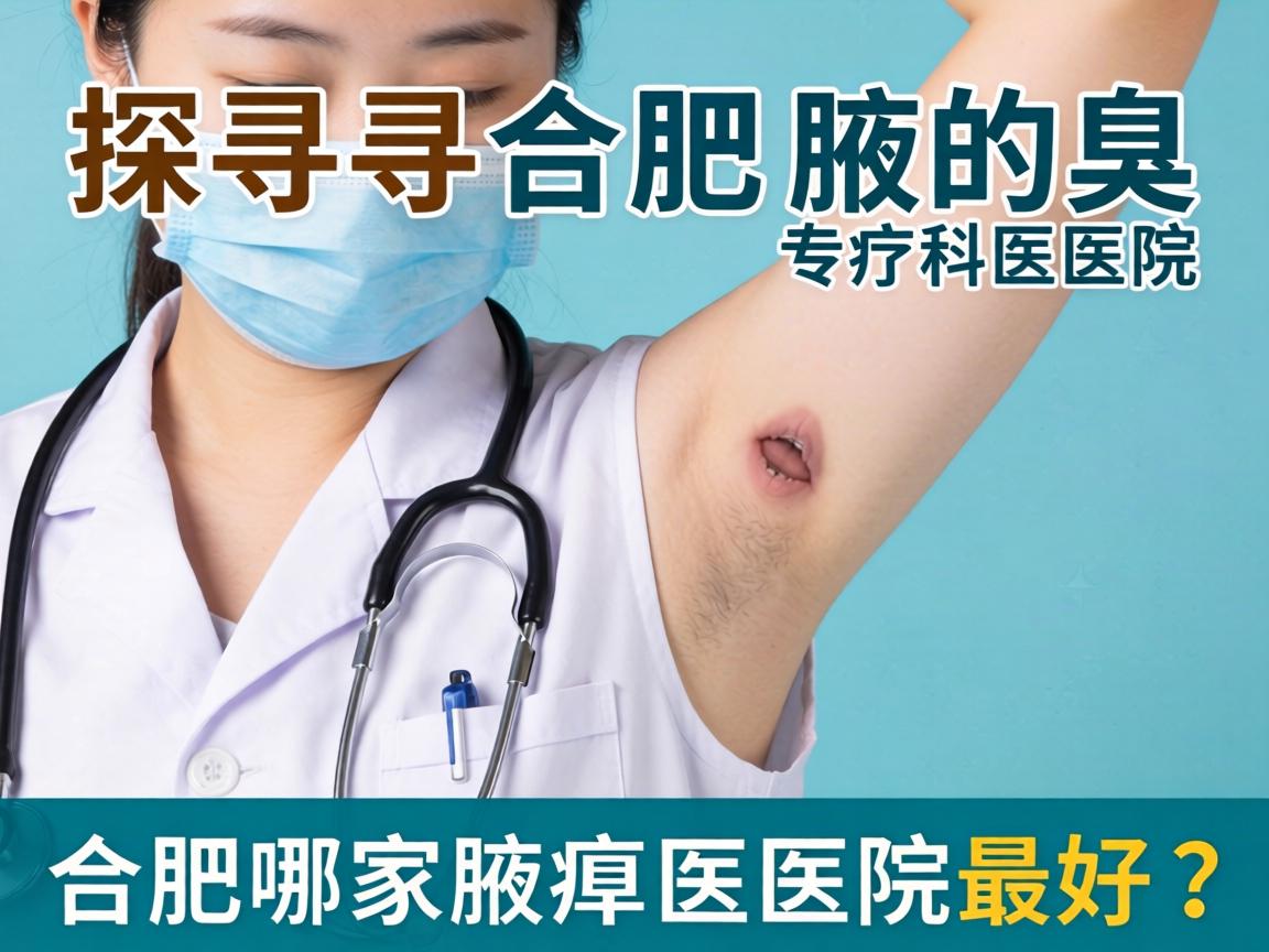 探寻合肥腋臭专科医院，合肥哪家腋臭医院最好？