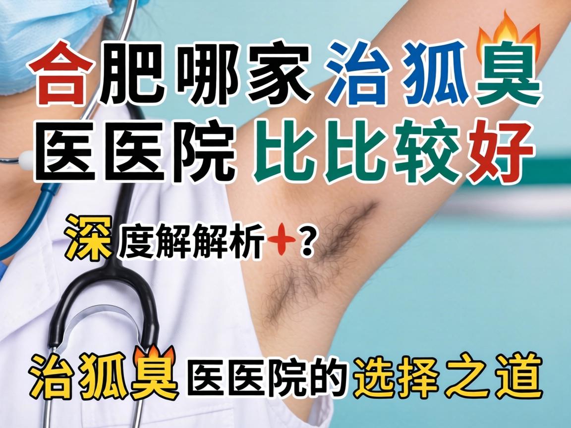 合肥哪家治狐臭医院比较好？深度解析治狐臭医院的选择之道