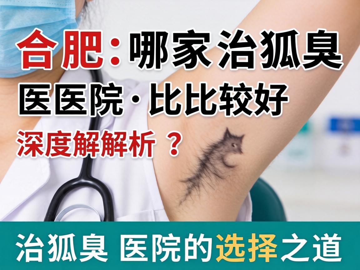 合肥哪家治狐臭医院比较好？深度解析治狐臭医院的选择之道