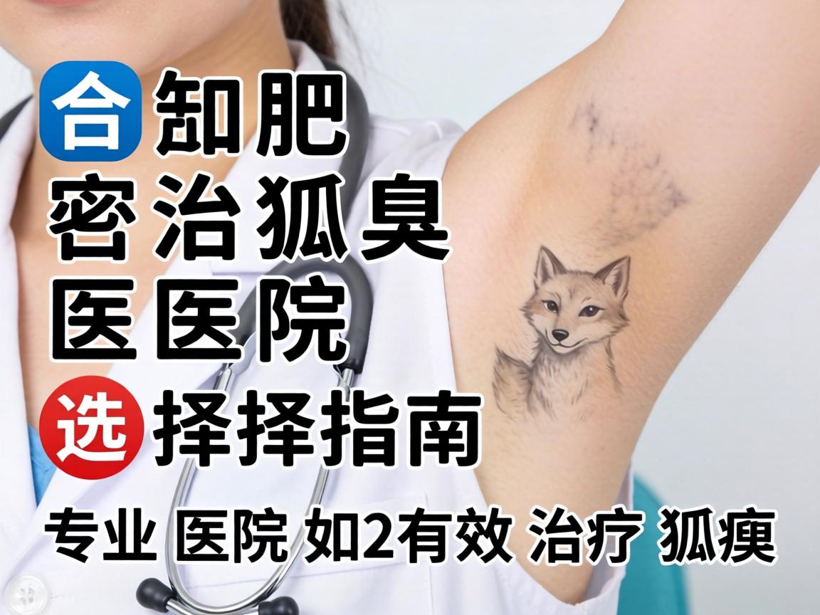 合肥治狐臭医院选择指南，专业医院如何有效治疗狐臭