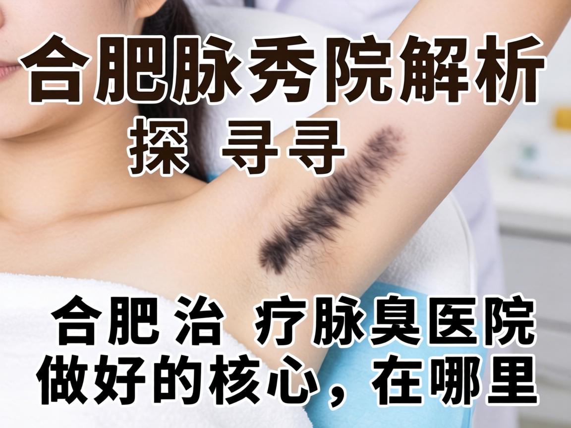 合肥腋秀解析，探寻合肥治疗腋臭医院做好的核心在哪里