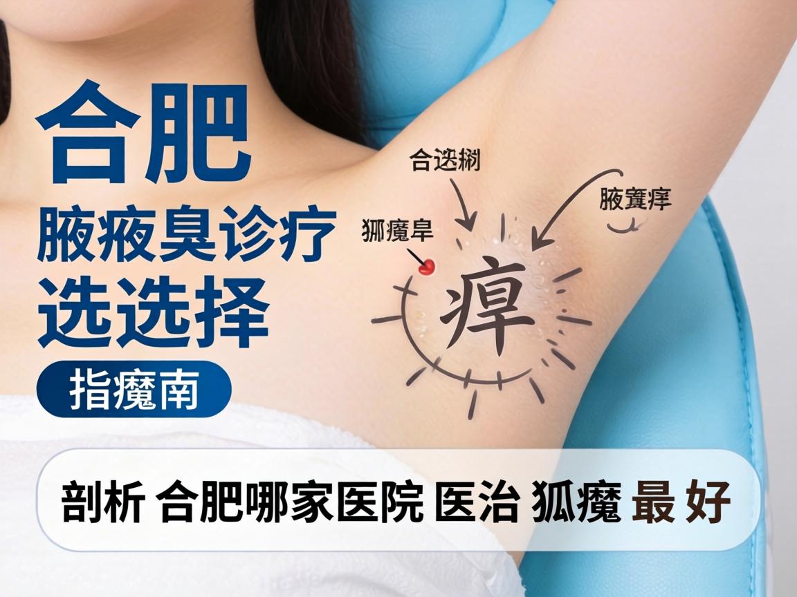 合肥腋臭诊疗选择指南，剖析合肥哪家医院医治狐臭最好