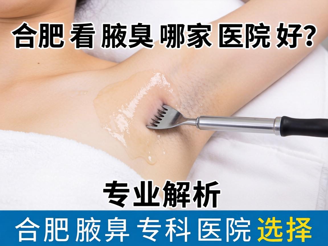 合肥看腋臭哪家医院好？专业解析合肥腋臭专科医院选择
