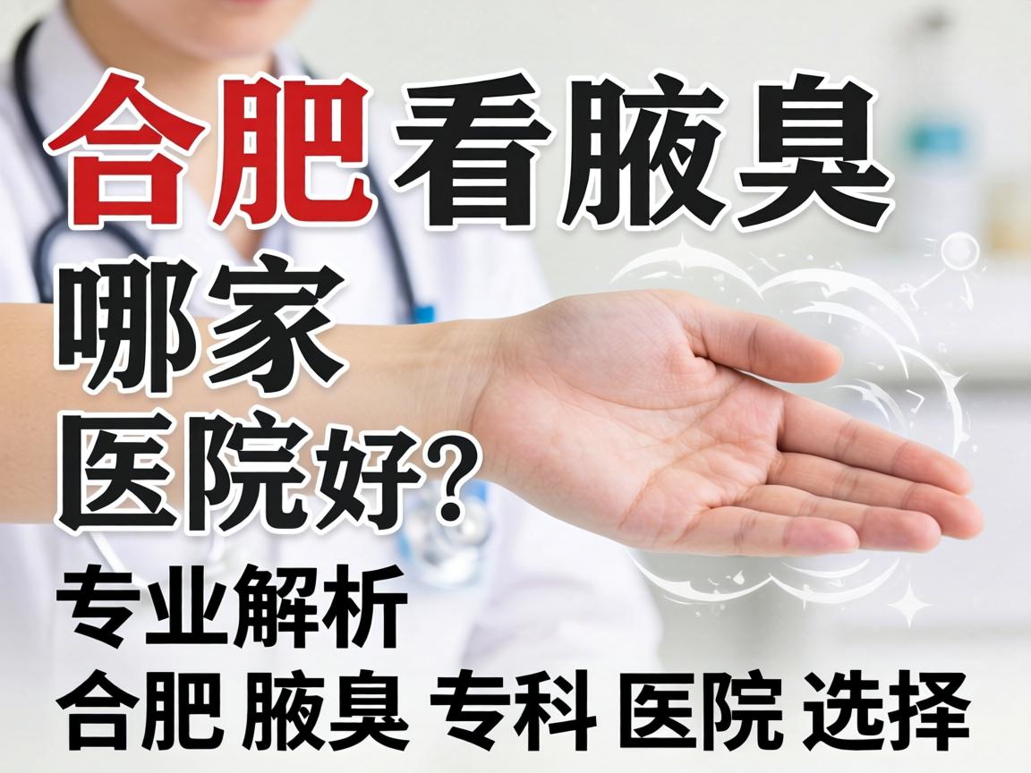 合肥看腋臭哪家医院好？专业解析合肥腋臭专科医院选择