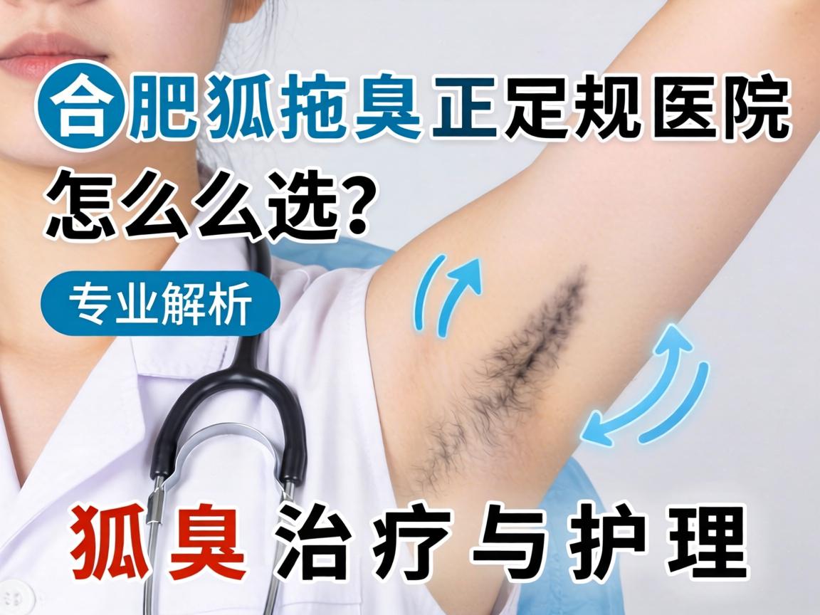 合肥狐臭正规医院怎么选？专业解析狐臭治疗与护理