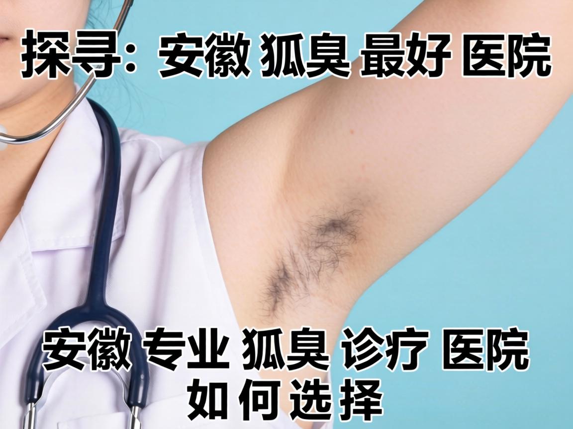 探寻安徽狐臭最好医院，安徽专业狐臭诊疗医院如何选择