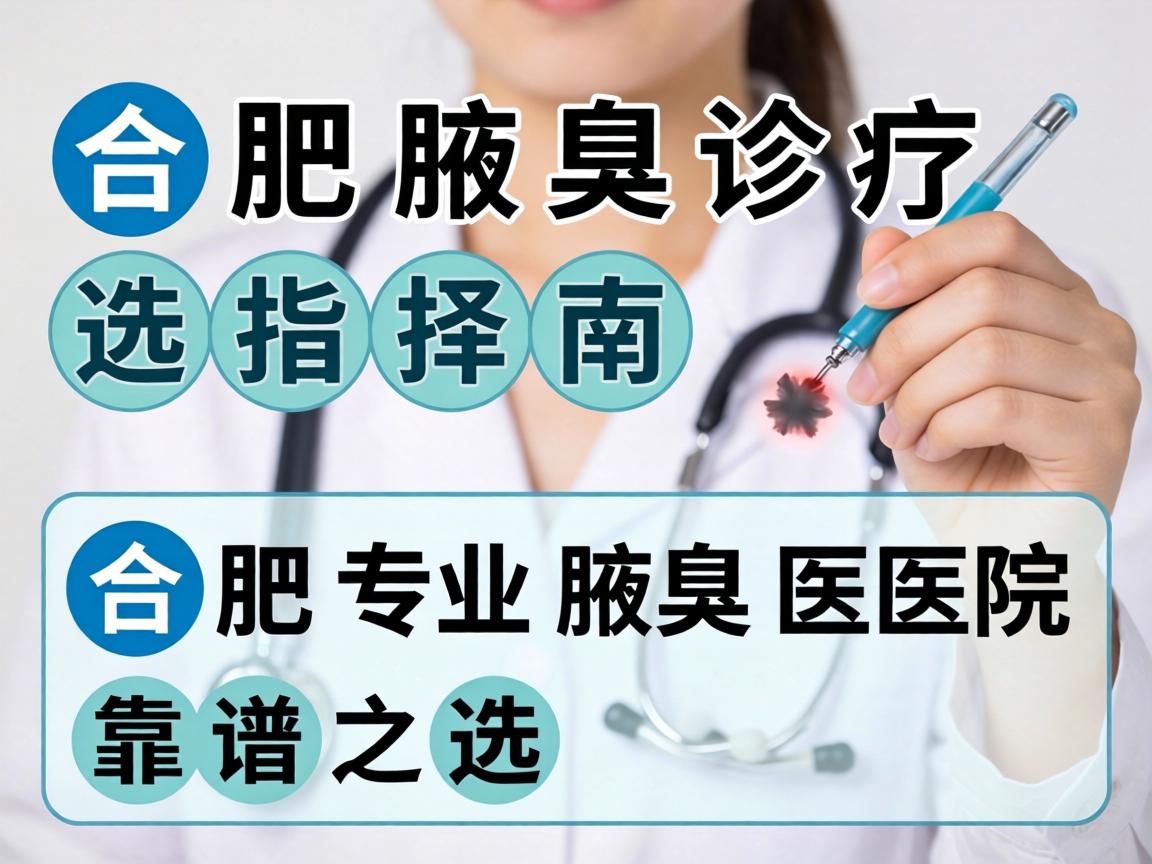 合肥腋臭诊疗选择指南，详解合肥专业腋臭医院的靠谱之选