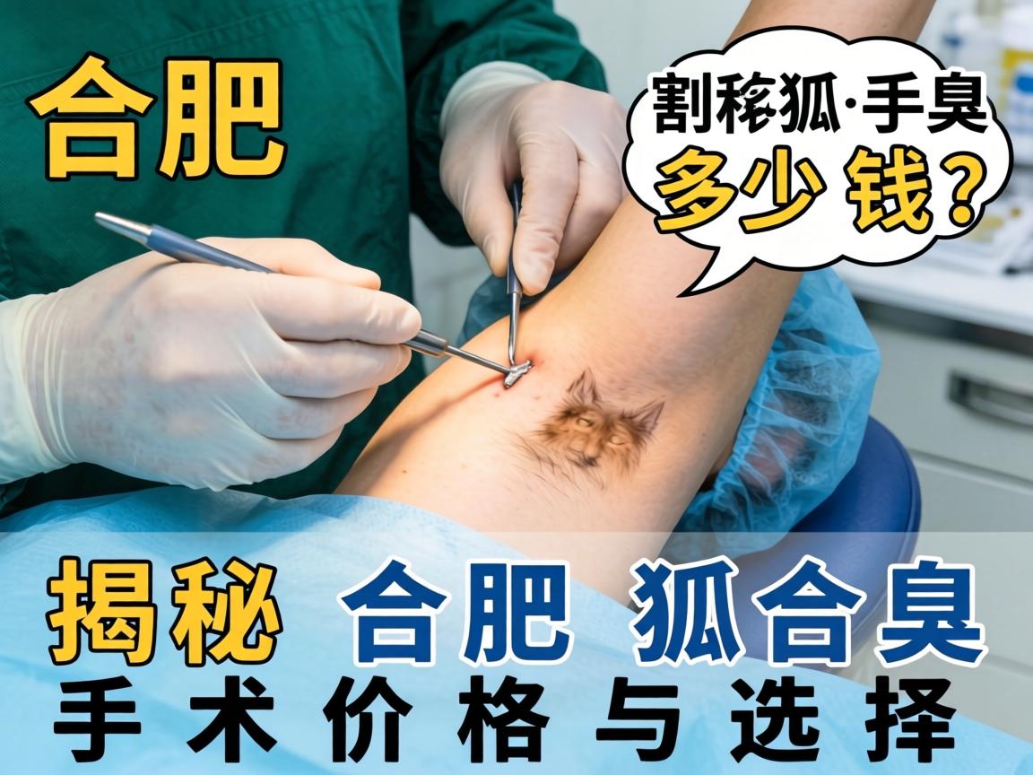 合肥割狐臭手术多少钱？揭秘合肥狐臭手术价格与选择