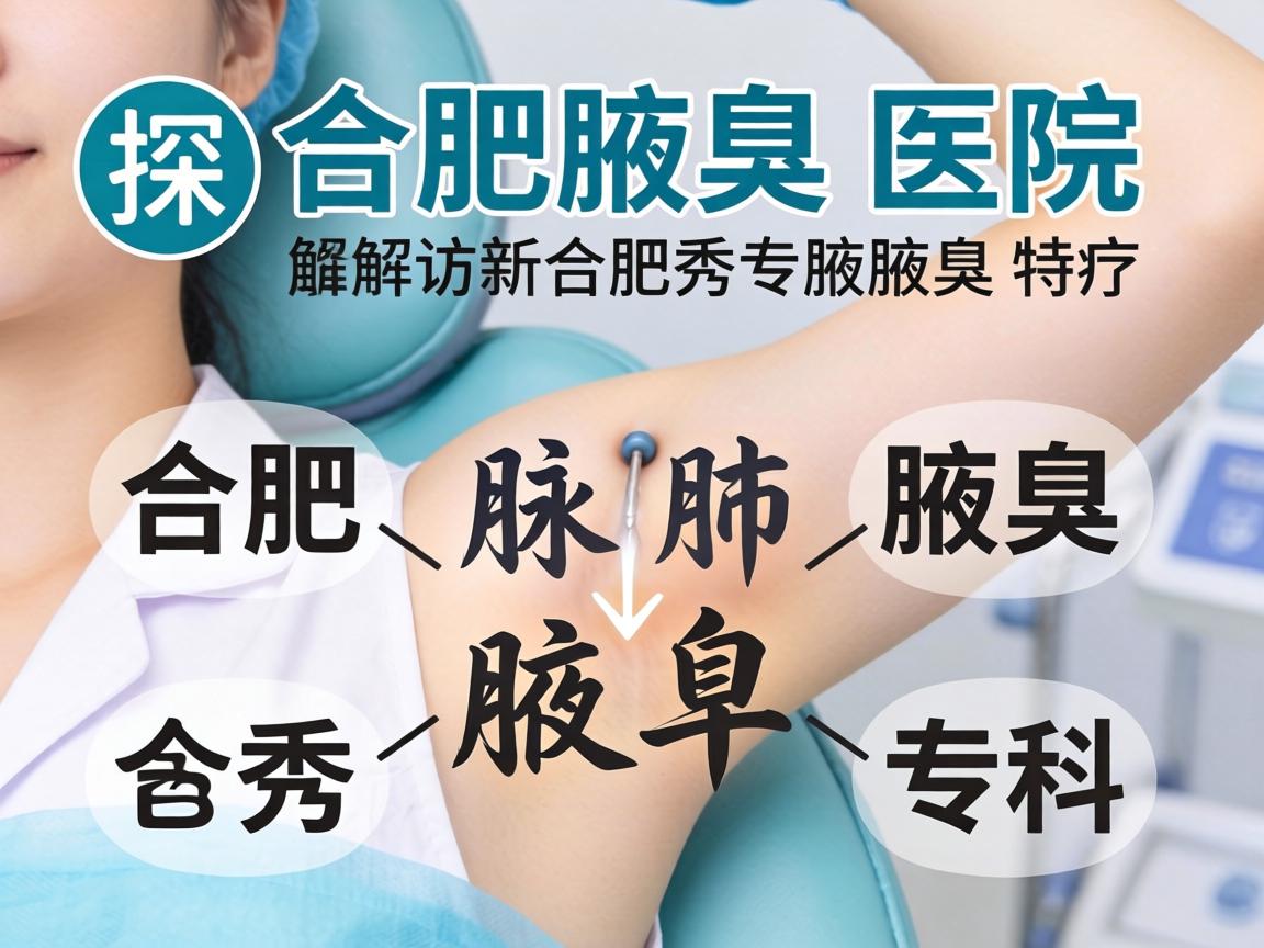 探访合肥腋秀腋臭专科，解析合肥腋臭医院的特色诊疗