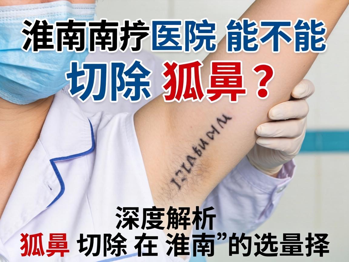 淮南医院能不能切除狐臭？深度解析狐臭切除在淮南的选择