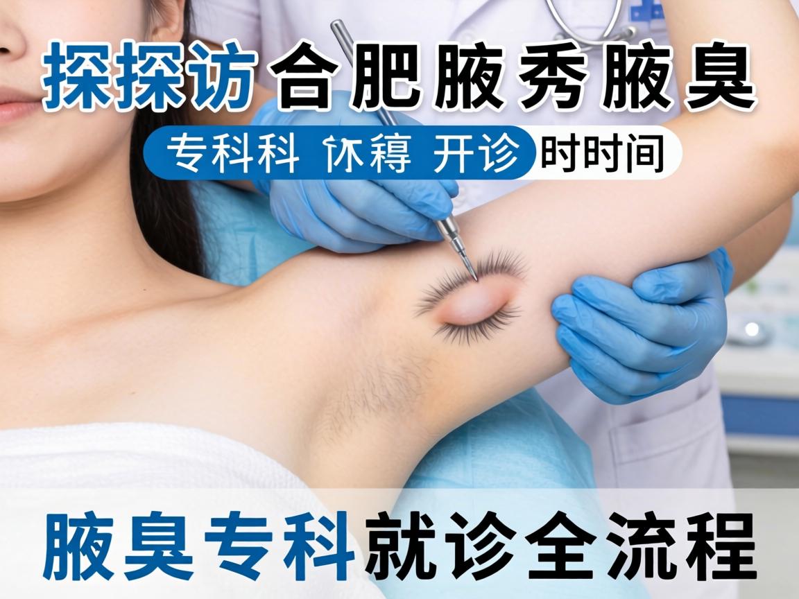 探访合肥腋秀腋臭专科开诊时间，详解腋臭专科就诊全流程