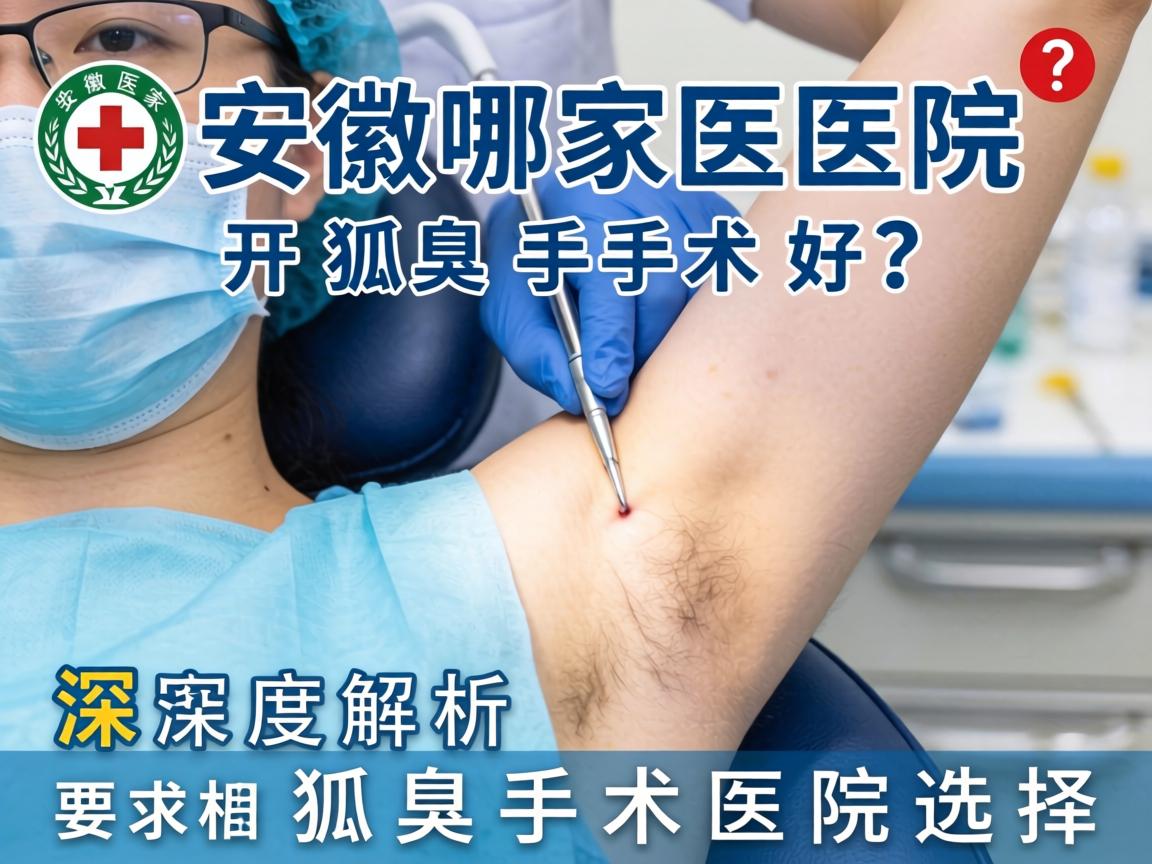 安徽哪家医院开狐臭手术好？深度解析狐臭手术医院选择