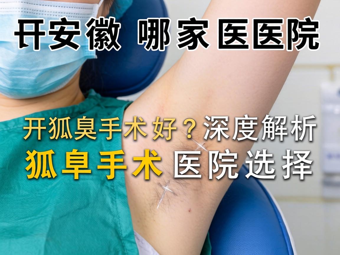 安徽哪家医院开狐臭手术好？深度解析狐臭手术医院选择