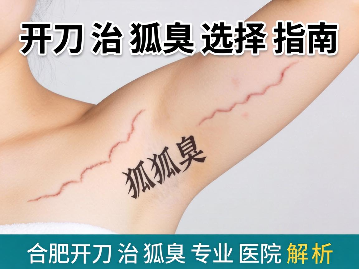 开刀治狐臭选择指南，合肥开刀治狐臭专业医院解析