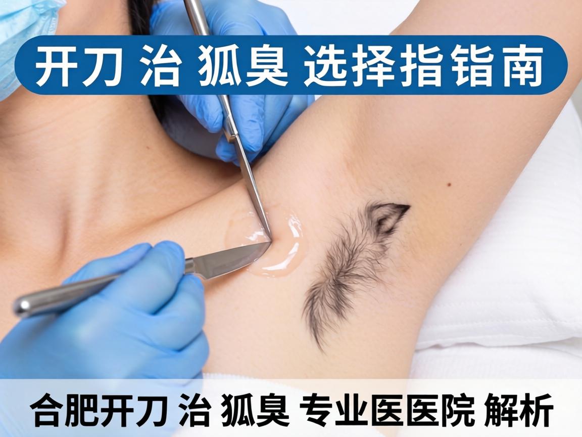 开刀治狐臭选择指南，合肥开刀治狐臭专业医院解析