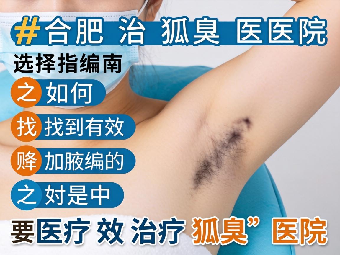 合肥治狐臭医院选择指南，如何找到有效治疗狐臭的医院