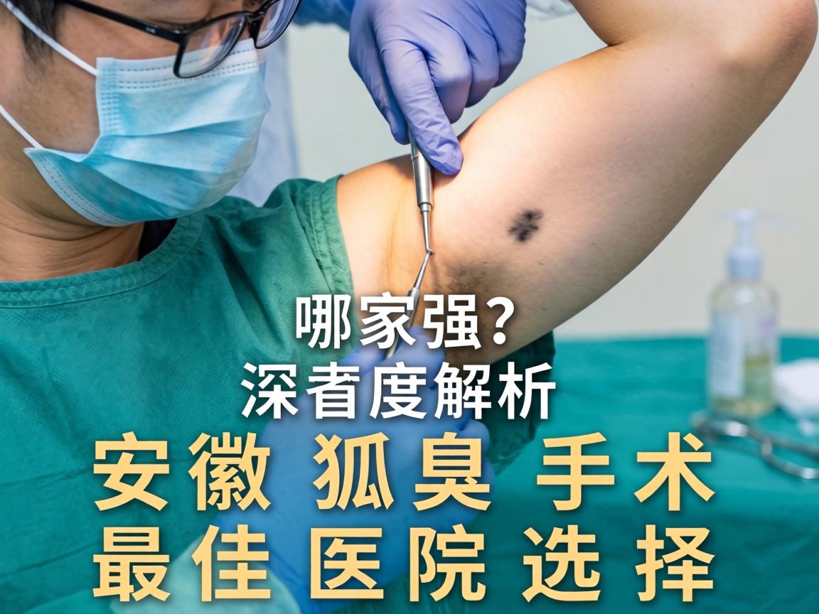 安徽狐臭手术哪家强？深度解析安徽狐臭手术最佳医院选择