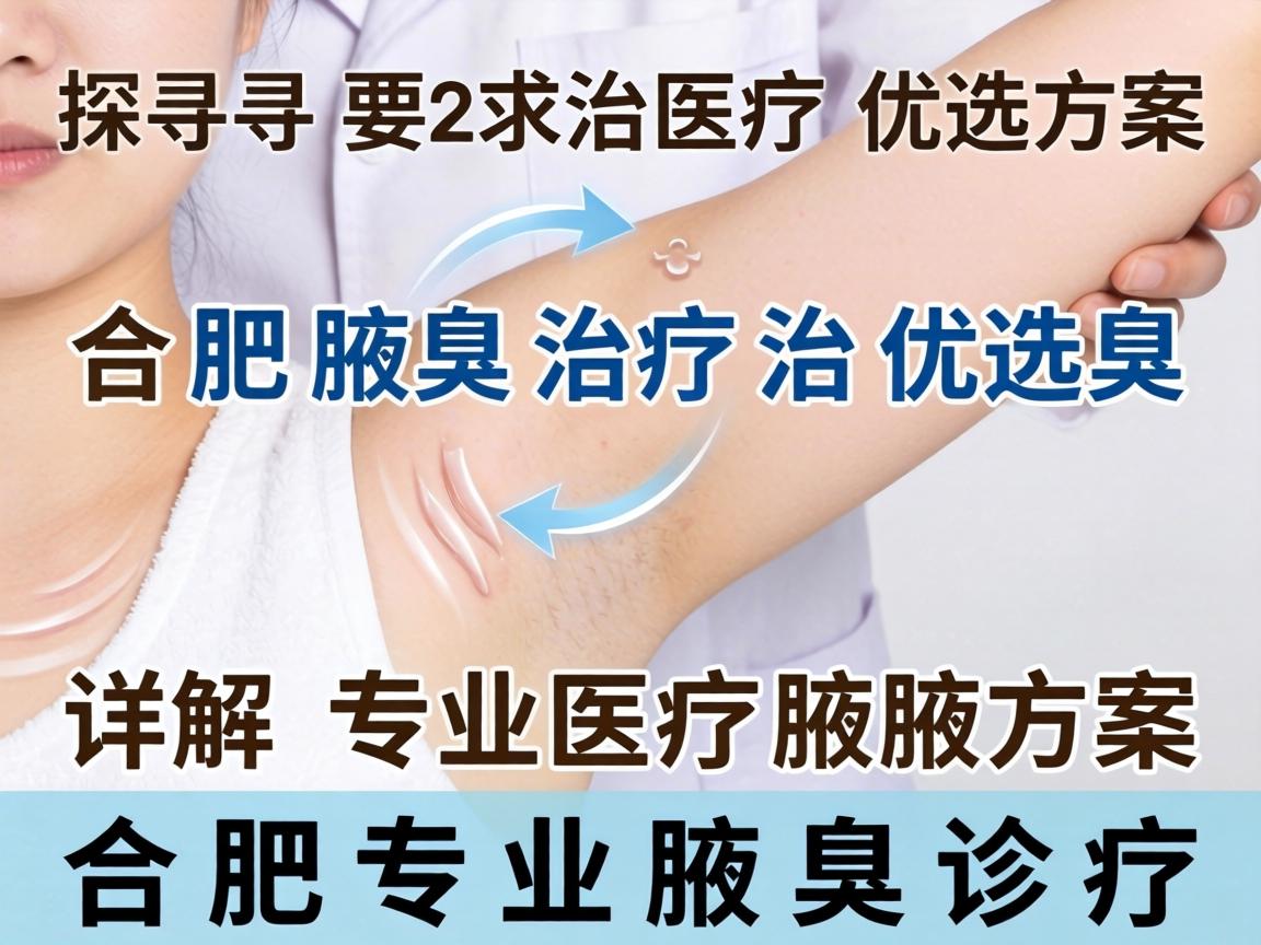 探寻合肥腋臭治疗优选方案，详解合肥专业腋臭诊疗