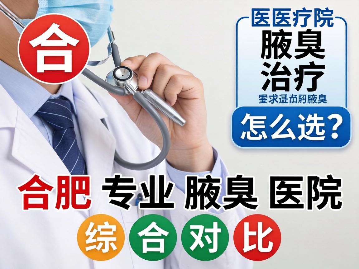 合肥腋臭治疗医院怎么选？合肥专业腋臭医院综合对比