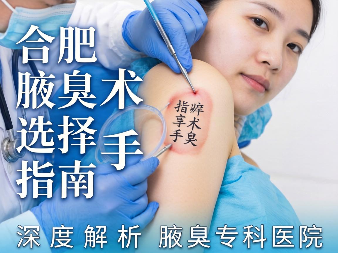 合肥腋臭手术选择指南，深度解析腋臭专科医院
