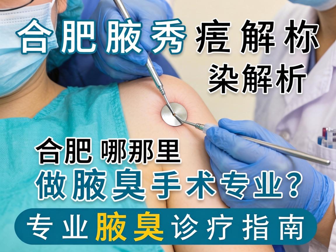 合肥腋秀解析，合肥哪里做腋臭手术专业？专业腋臭诊疗指南