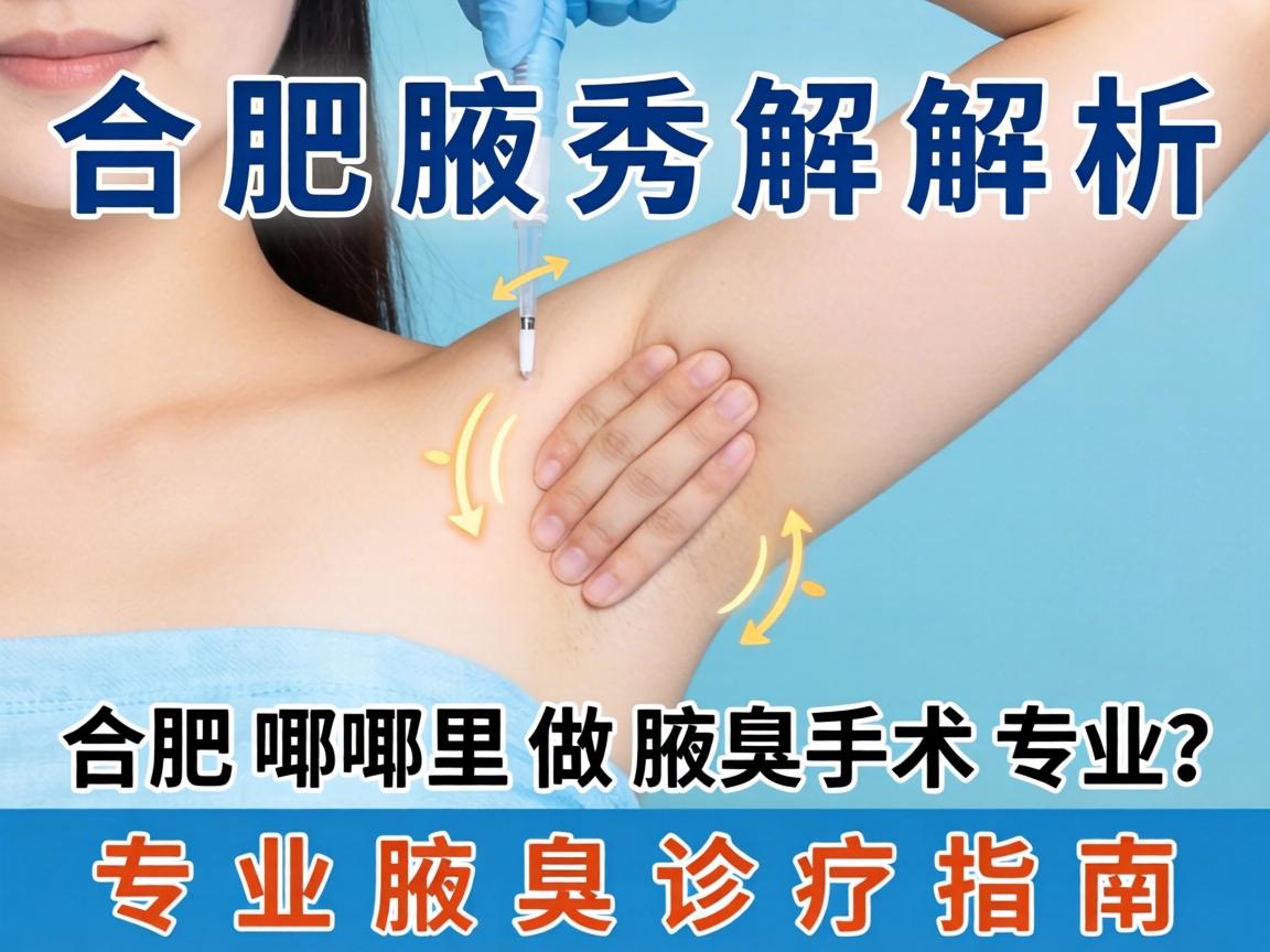 合肥腋秀解析，合肥哪里做腋臭手术专业？专业腋臭诊疗指南