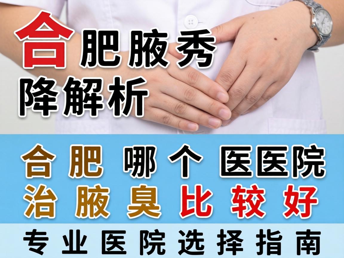 合肥腋秀解析,合肥哪个医院治腋臭比较好,专业医院选择指南 合肥腋秀解析,合肥哪个医院治腋臭比较好,专业医院选择指南