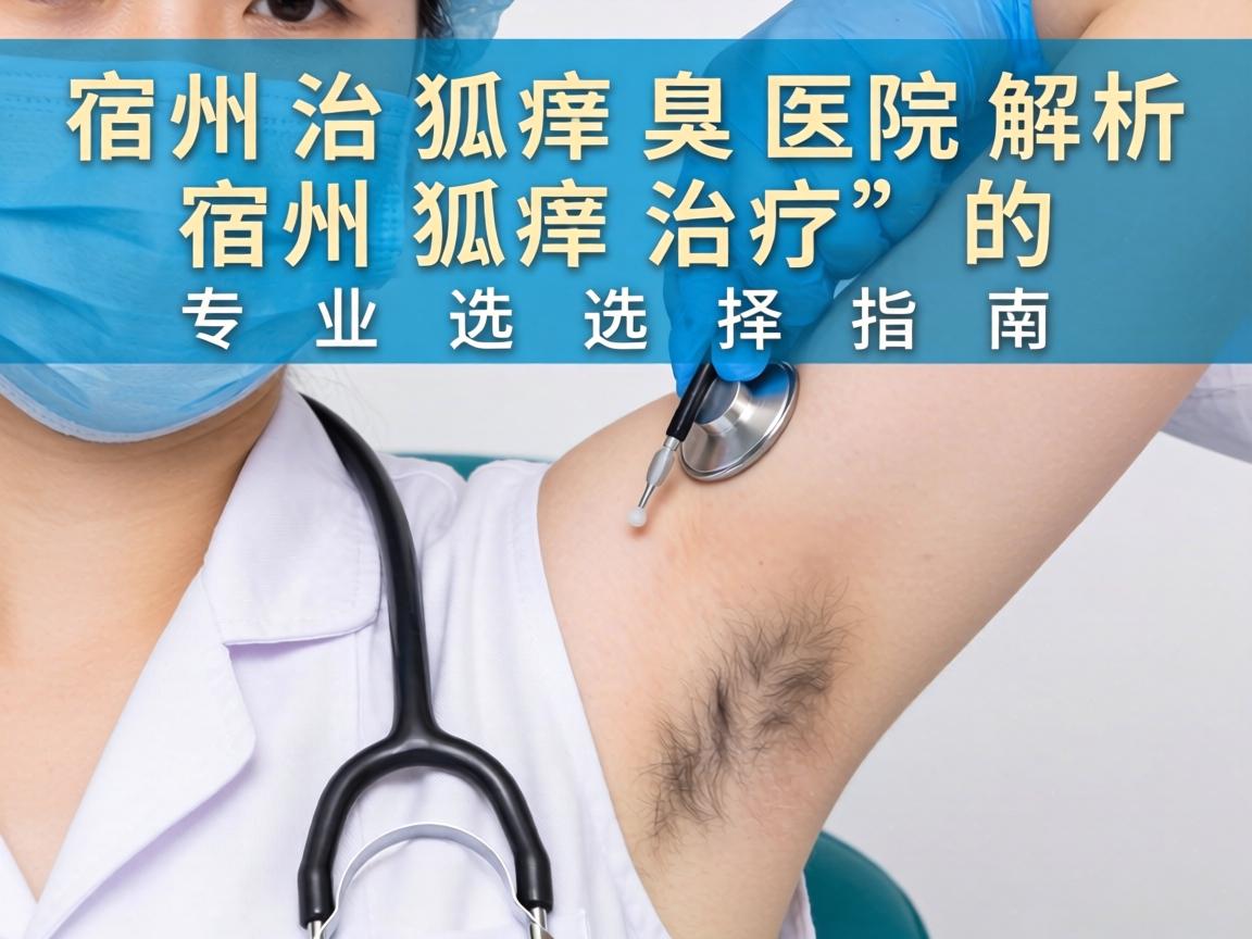 宿州治狐臭医院解析，宿州狐臭治疗的专业选择指南