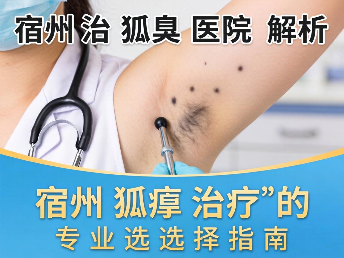 宿州治狐臭医院解析，宿州狐臭治疗的专业选择指南