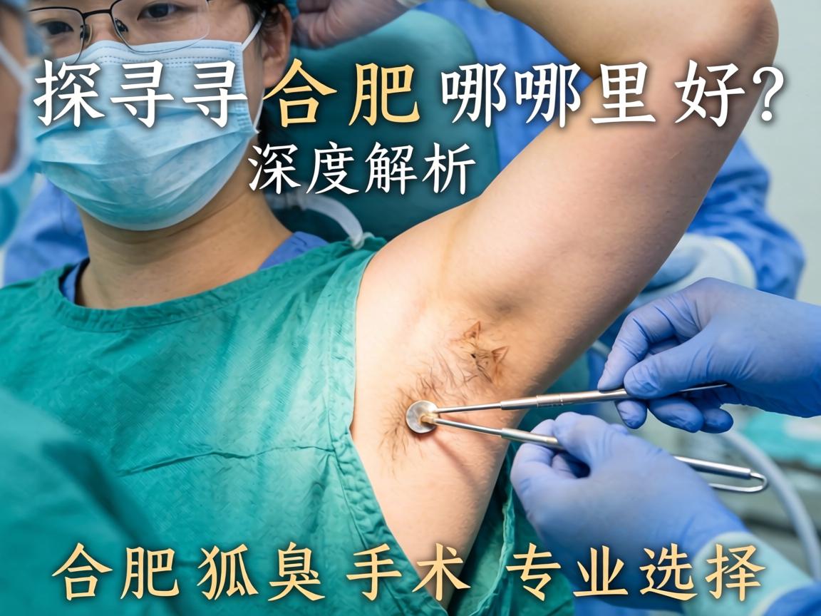 探寻合肥狐臭手术哪里好？深度解析合肥狐臭手术专业选择
