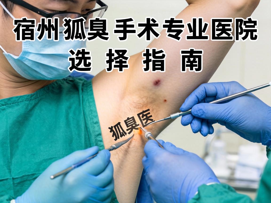 宿州狐臭手术选择指南,详解宿州狐臭手术专业医院 宿州狐臭手术选择指南,详解宿州狐臭手术专业医院