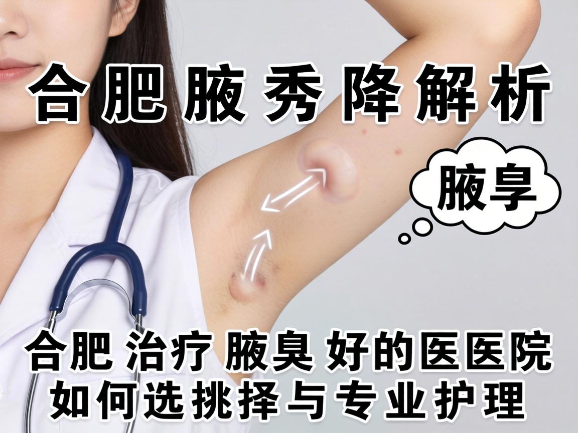合肥腋秀解析，合肥治疗腋臭好的医院如何选择与专业护理